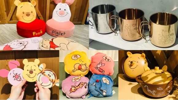 維尼控的最愛！HOLA X小熊維尼推出19款居家小物，抱枕、保溫杯滿滿維尼超療癒