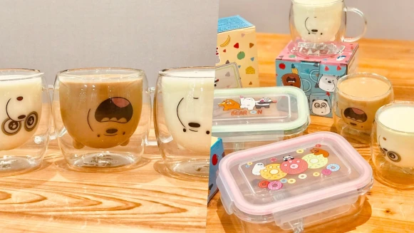 熊熊來襲！「家樂福X熊熊遇見你」推出超萌換購活動，必收藏的雙層玻璃杯、分隔便當盒