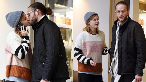 艾瑪華森有新對象了!和鬍渣型男街上忘情狂親,女神桃花真的超旺