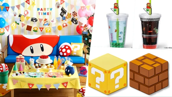 瑪利歐迷必備！任天堂超級瑪利歐推13款「居家派對系列」第二彈，必買闖關水杯、問號杯墊