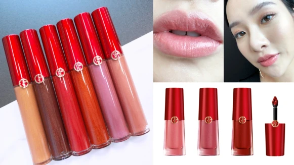 【2019聖誕彩妝】Giorgio Armani最熱賣的紅管、小胖瓶唇彩加入金色珠光更華麗!連黑管都推出限定新色