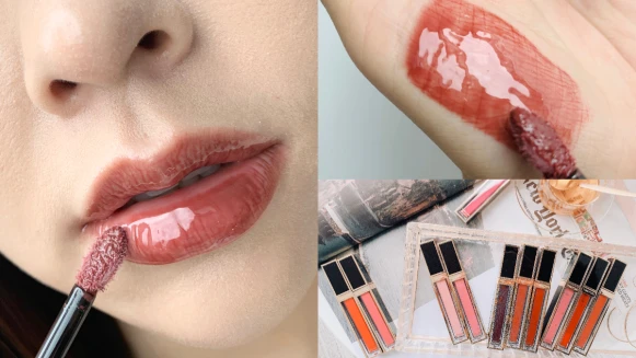 Tom Ford唇蜜#20栗子可可 就像裹上糖葫蘆光澤 打造溫柔小姐姐嘟嘟唇！