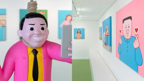 西班牙黑色幽默怪才畫家 Joan Cornellà再度登台開展！超紅「自拍」系列雕塑、全新惡趣味作品一次曝光