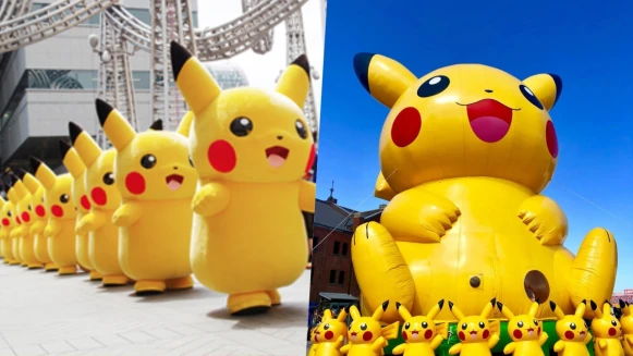 皮卡丘現身信義區！「寶可夢遊行」5大亮點公開，必去《寶可夢 劍／盾》試玩區、限定周邊商品、巨大氣球造景