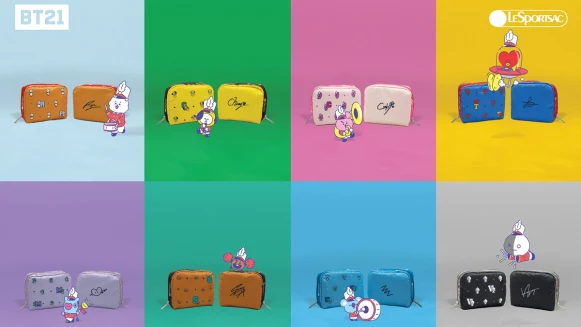 LeSportsac 找上BT21打造聯名手袋、化妝包，全系列品項、價格都整理給你