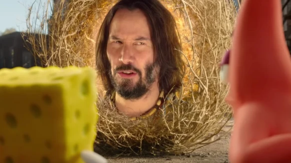 《海綿寶寶:奔跑吧》竟然也有基哥！基努李維驚喜演出，合體海綿寶寶、派大星爆笑登場