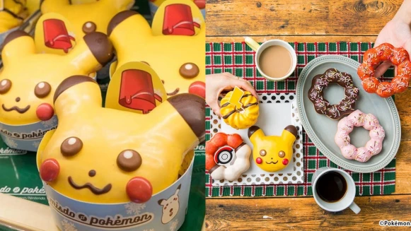 皮卡丘超萌登場！Mister Donut與《精靈寶可夢》推皮卡丘、精靈球甜甜圈、寶可夢珍珠飲料