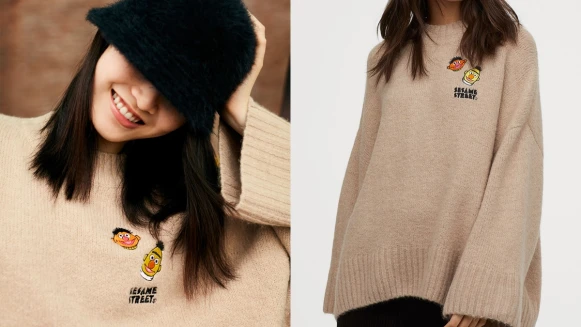 Elmo、Cookie Monster躍上針織衫、大學T！H&amp;M X Sesame Street芝麻街聯名系列已經開賣