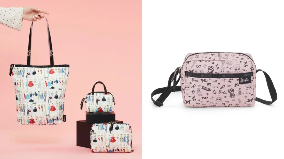 芭比迷千萬別錯過！ LeSportsac X Barbie聯名系列以芭比最愛的粉紅色推出手袋、化妝包