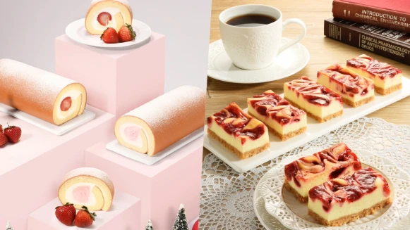 草莓來了！亞尼克推出「草莓雙漩」、「鮮採草莓」生乳捲草莓系列甜點、打卡景點聖誕夢工廠登場