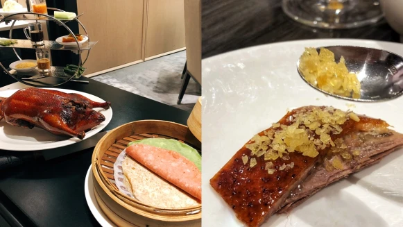 六福萬怡酒店太狂！全新粵菜藏「跳跳糖烤鴨」，酥脆片鴨＋嗶嗶啵啵口感，吃過都猛讚