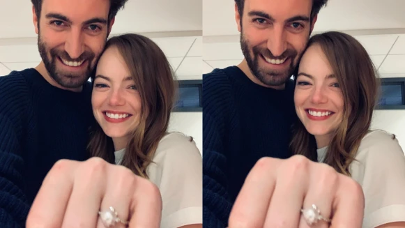 女神艾瑪史東訂婚啦！情定兩年男友，IG驚喜曬鑽戒