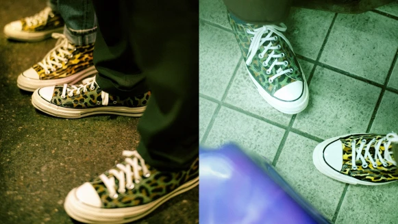 潮流迷必入手！CONVERSE X WACKO MARIA X INVINCIBLE三方聯名，打造橄欖色迷彩印花Chuck 70s鞋款