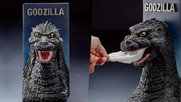 抽出原子吐息！日本推出「哥吉拉衛生紙盒」讓每張衛生紙都變得超霸氣