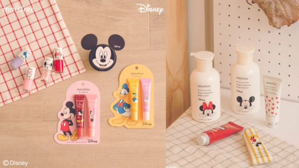 【2020新年限定】innisfree 2020迪士尼限定系列來了！米奇大頭蜜粉、米妮沐浴乳、護手霜組合可愛到爆炸