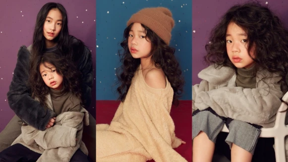 不只大女兒Elly許曦文!小S鬼靈精女兒許老三、Lily也合體拍時髦大片,甚至還露肩微秀性感啊