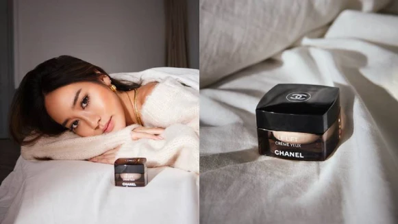 時尚圈最強帶貨王！Tammy廖津琳令人無法不愛的隨性時尚美，來自用香奈兒3.5-DA眼霜+彈力精萃呵護肌膚每個細節…