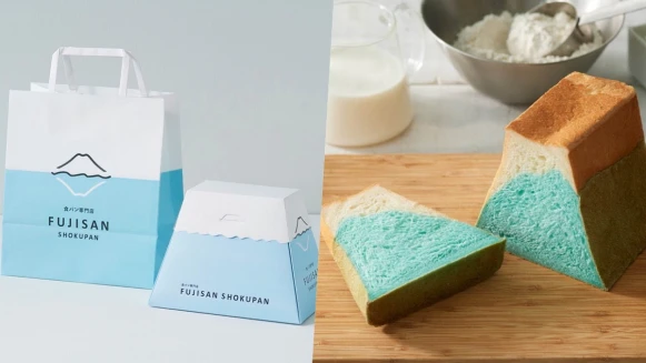 帶富士山回家！日本河口湖必買伴手禮「富士山造型吐司」，超夢幻的漸層色彩怎麼捨得吃