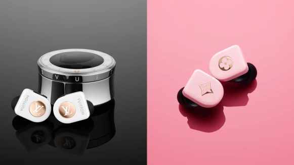 LV藍牙耳機第二代，粉紅色的monogram超有少女心