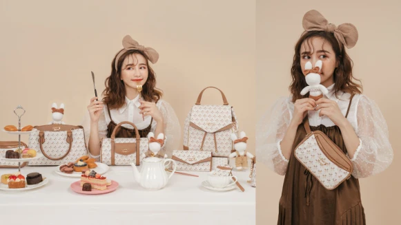 背上PLAYBOY奶茶系潮萌美包！美美走春去～ 必收藏！只送不賣萌翻天變裝小兔公仔