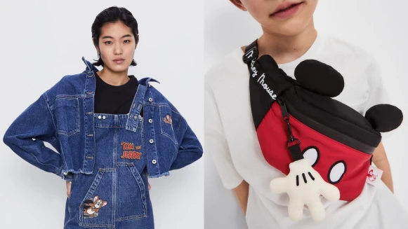 ZARA鼠年抓「米老鼠」、「傑利鼠」打擂台！大人必收可愛吊帶褲、家中寶貝必買立體米奇小手腰包