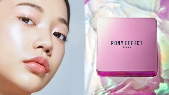PONY EFFECT 2020全新氣墊「小紫盒」極水透光氣墊粉餅，一拍爆水、 二拍打造韓妞水透光圈肌，還降價與韓國零價差