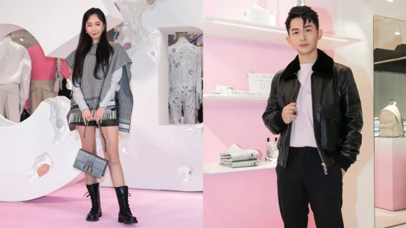 DIOR新年第一趴，吳卓源露美腿不夠看！《博恩夜夜秀》博恩跑趴初體驗輕鬆搶盡鋒頭