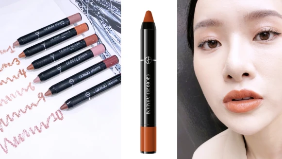 ARMANI首度推出口紅筆！Giorgio Armani奢華訂製美唇色筆#3可可奶茶，美到小紅書網友都暴動
