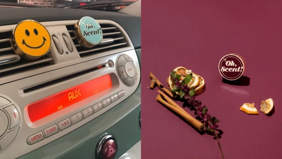 韓國賣翻的車用擴香Oh Scent引進台灣,除了放車上還能夾在冷氣出風口、電風扇上超實用