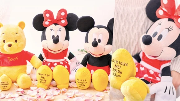 獨一無二！迪士尼首推「刺繡重量娃娃」客製化新生兒的體重、生日，讓小熊維尼、米奇米妮陪伴長大