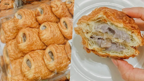 芋頭控歡呼！好市多「芋頭奶油酥」強勢回歸，酥脆可頌搭配綿密芋頭準備大口開吃