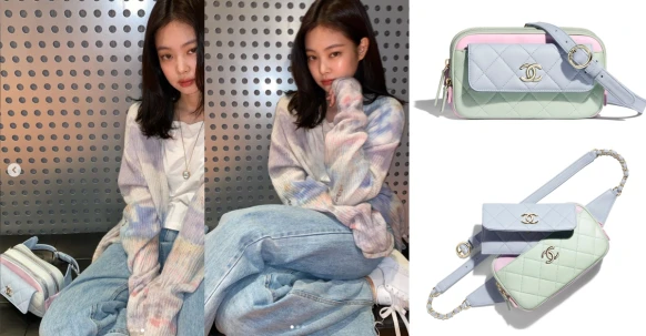 「人間香奈兒」Jennie OOTD 5連拍，角落CHANEL「棉花糖腰包」引爆討論！