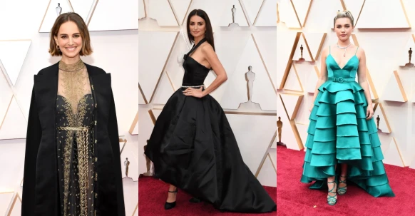 2020奧斯卡紅毯|娜塔莉波曼DIOR斗篷繡女導演名字挺女權、潘尼洛普穿25年前香奈兒古董禮服登場