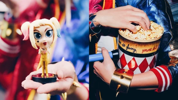 威秀影城推出《猛禽小隊：小丑女大解放》周邊！除了有超殺Q軟棒球棍，還有小丑女Q版搖頭公仔