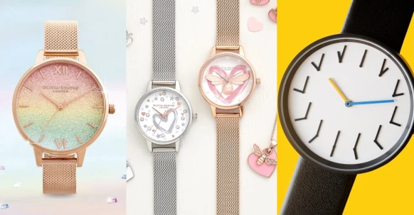 情人節送「手錶」紀念兩人的甜蜜戀愛史！Olivia Burton彩虹漸層錶超有少女心、Anicorn適合酷女友