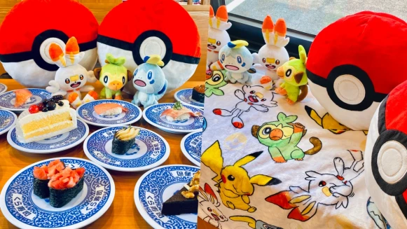 寶可夢出沒！藏壽司推「精靈球造型毛毯、寶可夢鑰匙圈」，三重、高雄全新開幕必吃真鮑魚軍艦