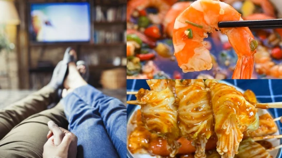 3道追劇必備低脂零嘴：無油炸雞柳、酸辣涼拌蝦、香噴噴涮串學起來！