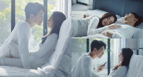 RAIN、金泰希 超甜夫婦首次合體拍攝廣告,高能放閃十萬伏特,根本是在看偶像劇!
