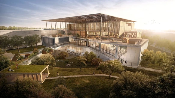 角逐全台最美圖書館！座落大自然中的「國家圖書館南部分館」，恣意在花海、林蔭中舒適閱讀