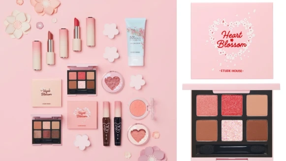 ETUDE HOUSE 2020櫻花限定「微熱櫻花眼影盤」又一盤絕美眼影，還有櫻花棉花糖美妝蛋萌度破表
