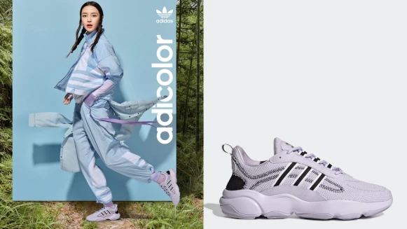 荷包又要破洞了！Angelababy愛迪達新大片，我只聽到「薰衣草紫」HAIWEE球鞋的猛烈呼喚～