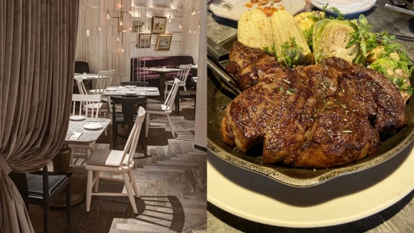 肉控約起來！驢子餐廳推出重量級「20盎司厚切肋眼牛排」，400度高溫鎖住超過癮美味，價格還很佛心