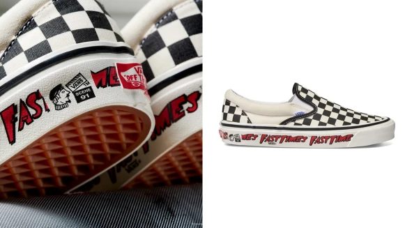 棋盤格懶人鞋再出限定版！Vans與電影《Fast Times》聯名推出Fast Times Slip-On