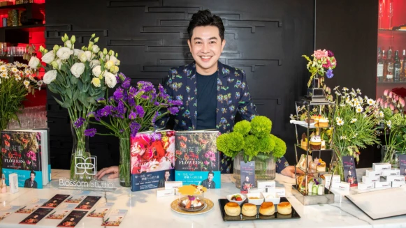 花藝療癒！遠東飯店×花藝造型師李明川 跨界推出《馬可×曉‧花事》聯名下午茶