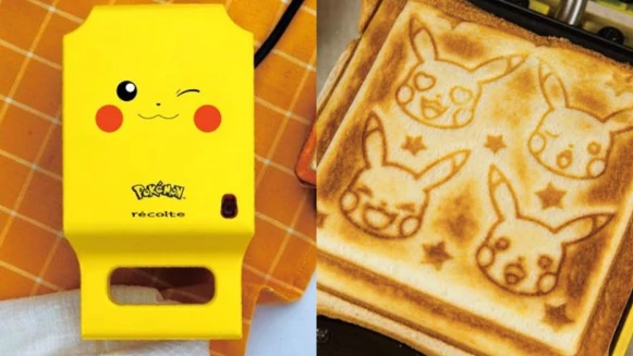 皮卡丘幫你做早餐！「皮卡丘三明治機」3分鐘就完成，吐司印上四種超萌表情誰捨得吃
