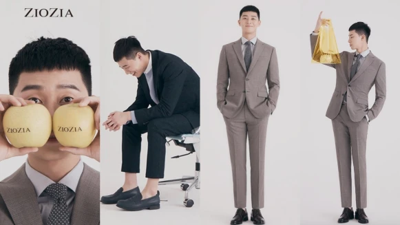 朴敘俊頂「栗子頭」穿西裝展現大長腿真實力！萌笑頑皮耍寶模樣，讓女孩一秒就沈船