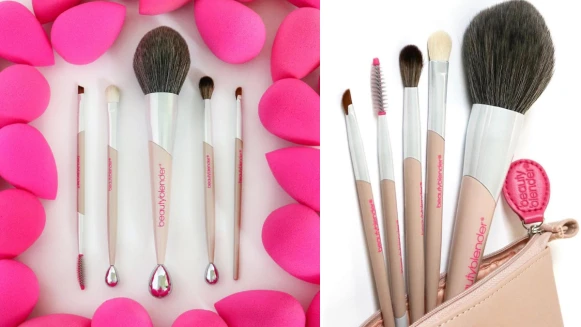 BeautyBlender美妝蛋出刷具了！新增蜜粉刷、眼影刷，還能多功能當做「小臉按摩器」