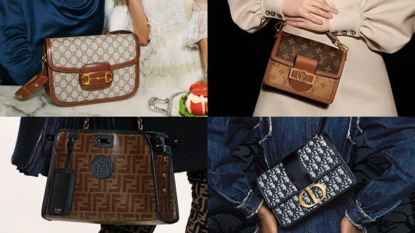 盤點LV、DIOR、GUCCI、CELINE、Fendi...各大精品牌的老花包包，圖案越復古越時髦