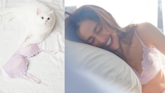 忘記有穿內衣！PEACH JOHN「超彈力Just合身無鋼圈內衣」，伸縮蕾絲讓妳±1CUP也不怕，大小胸都能包的超服貼