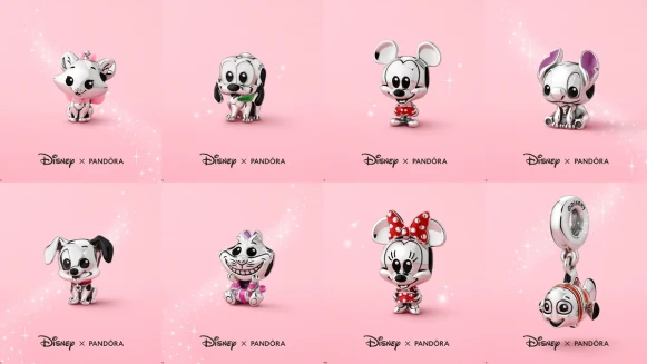 PANDORA再集合8位迪士尼經典人物！不只米奇、米妮，連布魯托、史迪奇、尼莫都來了